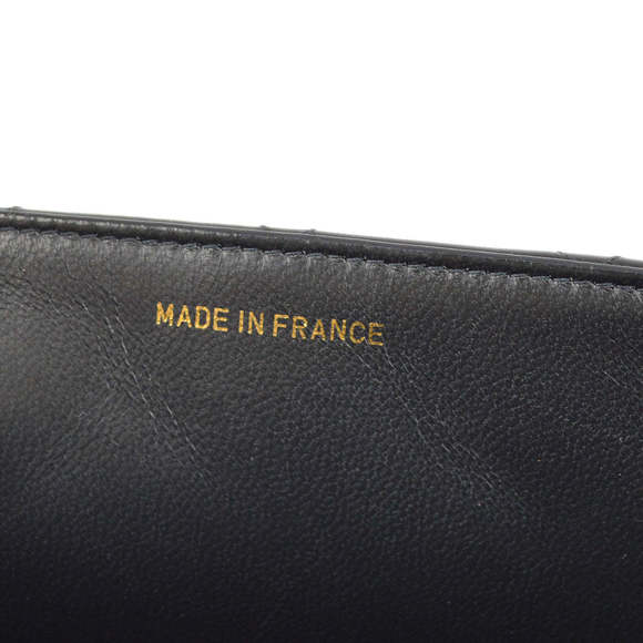 CHANEL Black Lambskin Jumbo Classic Flap Shoulder Bag 181634 - Picture 9 of 10